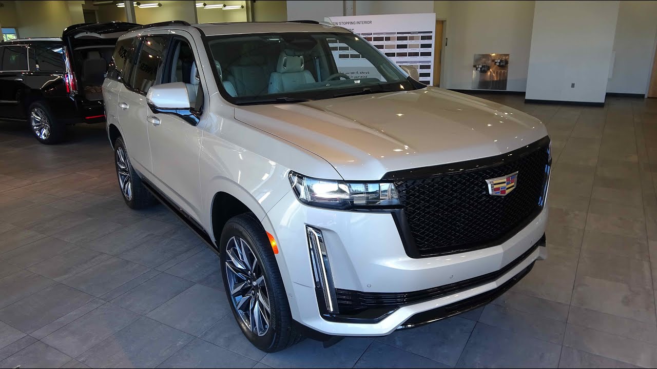2021 Cadillac Platinum Sport Escalade. Detailed Information at Exclusive Launch Event.