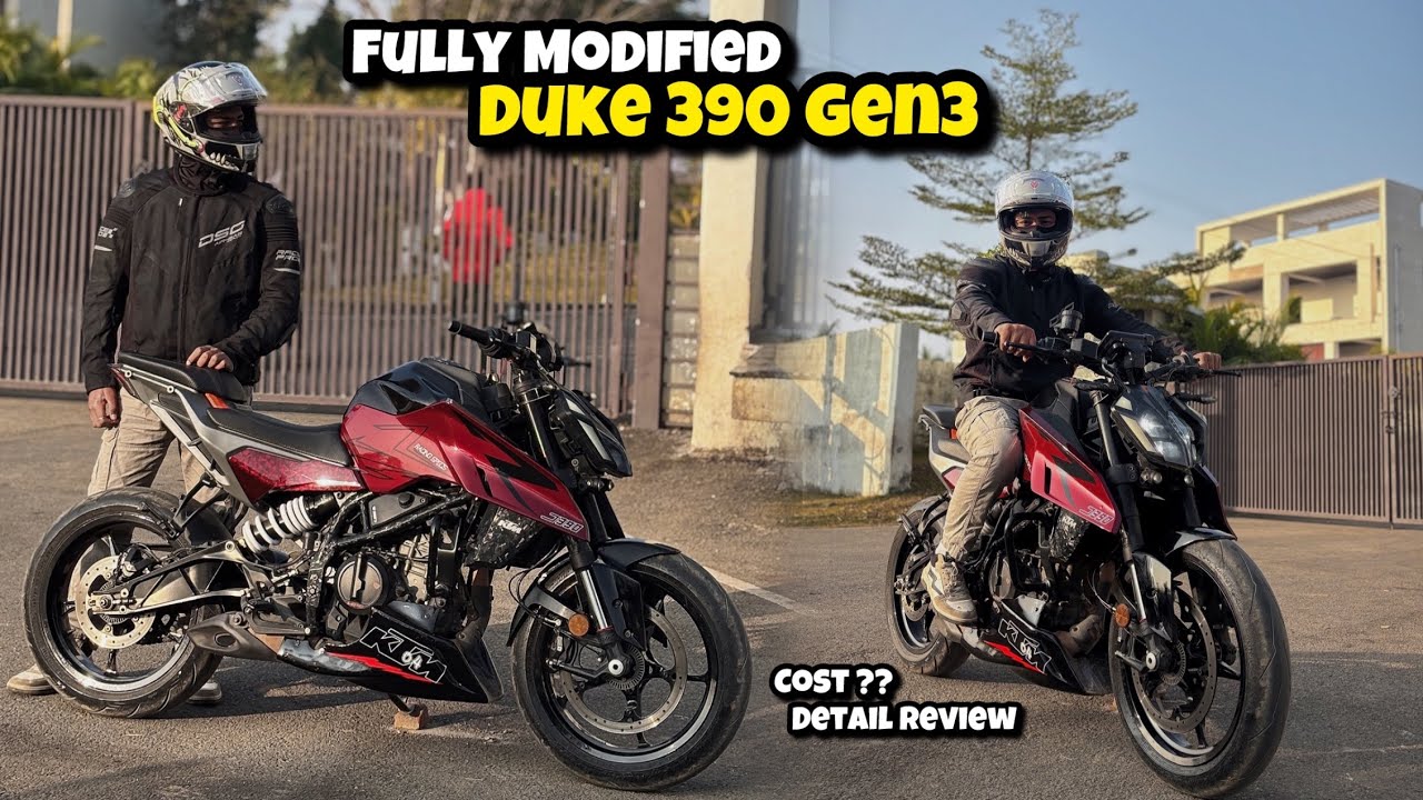 KTM DUKE 390 GEN3 Modification | Fully Modified Duke 390 Gen3 | Custom Paint Work