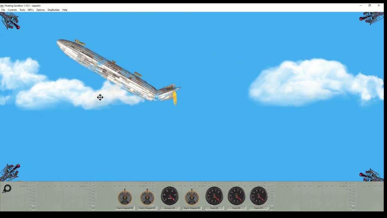 playing floating sandbox