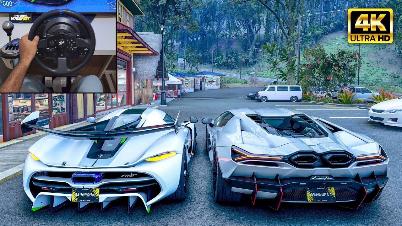 Koenigsegg Jesko & Lamborghini Revuelto | The Crew Motorfest | Thrustmaster T300RS gameplay