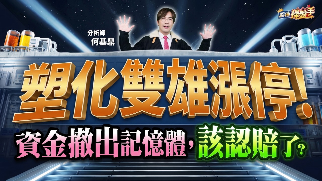 【塑化雙雄漲停！資金撤出記憶體，該認賠了？】何基鼎分析師 2026.03.30