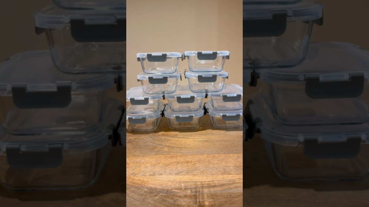 Our FAV meal prep containers! Link in bio! #amazon #amazonfinds #mealprep #mealprepideas