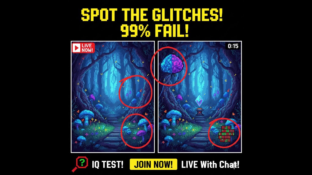 99% Will FAIL! ❌ Spot the Difference IQ Test #live #findthedifference #shortsfeed