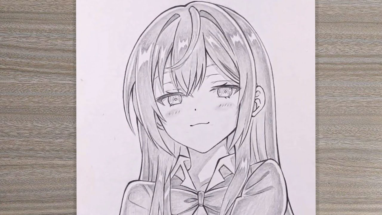 Easy Anime Girl Drawing: Step-by-Step Tutorial for Beginners 🎨✨