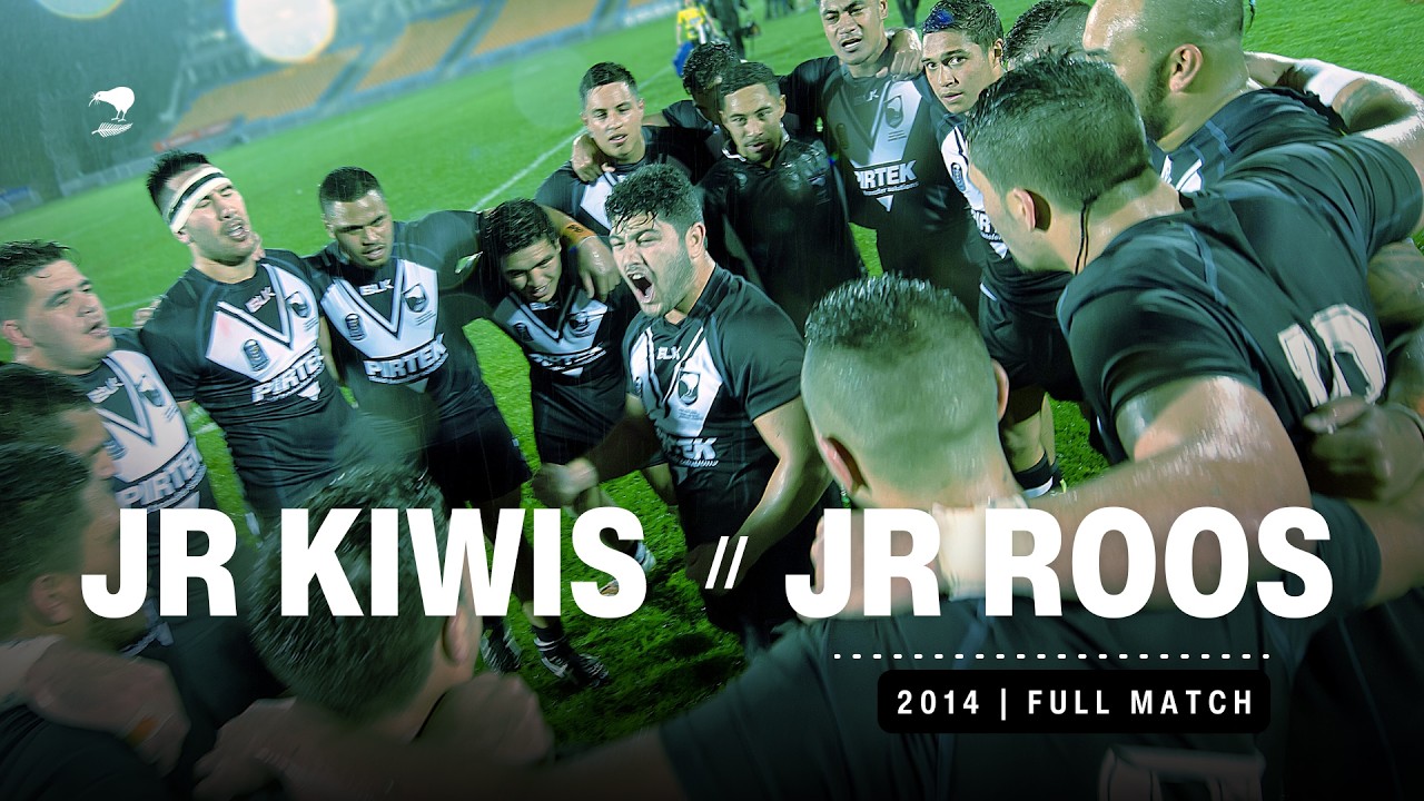 Junior Kiwis vs Junior Kangaroos 2014 | Full match (haka standoff game)