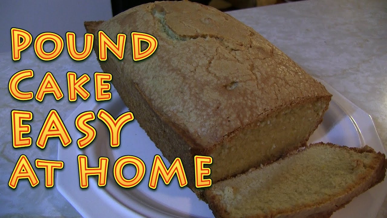 Pound Cake EASY at home from scratch
