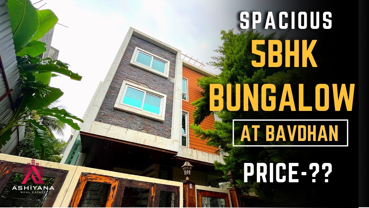 Spacious !! Lavish ! 5BHK Bunglow Sale At Bavdhan Behind Maratha Mandir