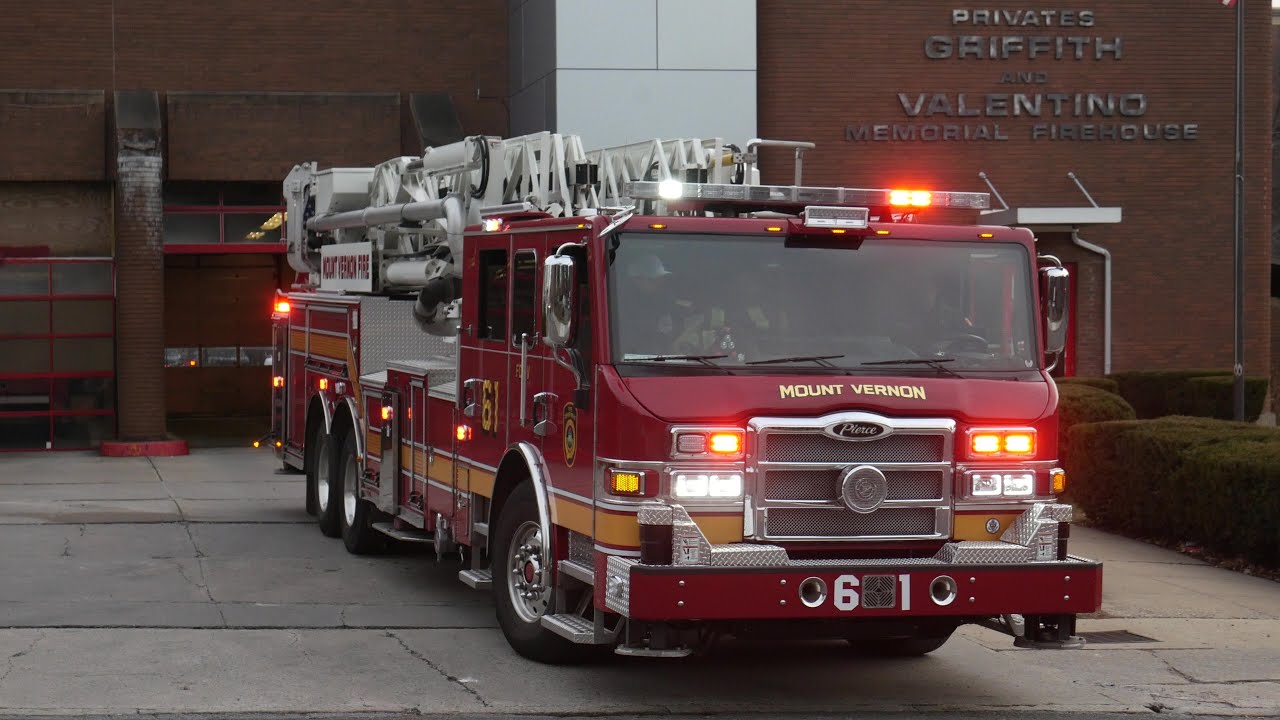 (Station Alert!!) Lift Assist for Mount Vernon FD Tower Ladder 61 1/08/23