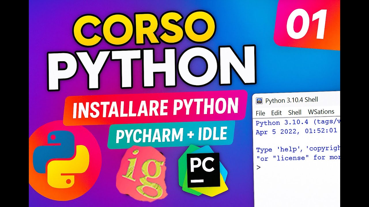 Corso Python #01 – Installazione + IDE
