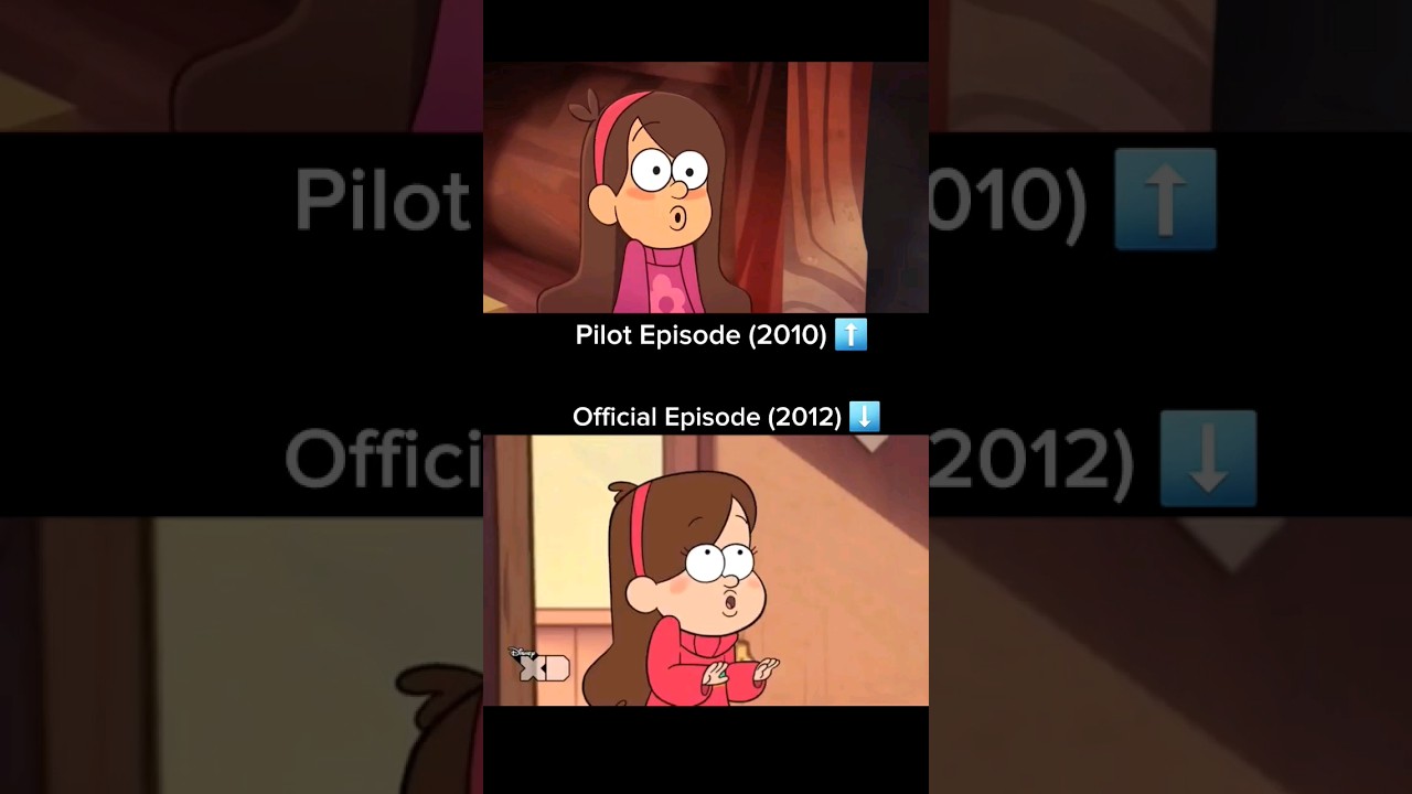 Gravity Falls Pilot Versus Official [Pt.2] #gravityfalls #alexhirsch