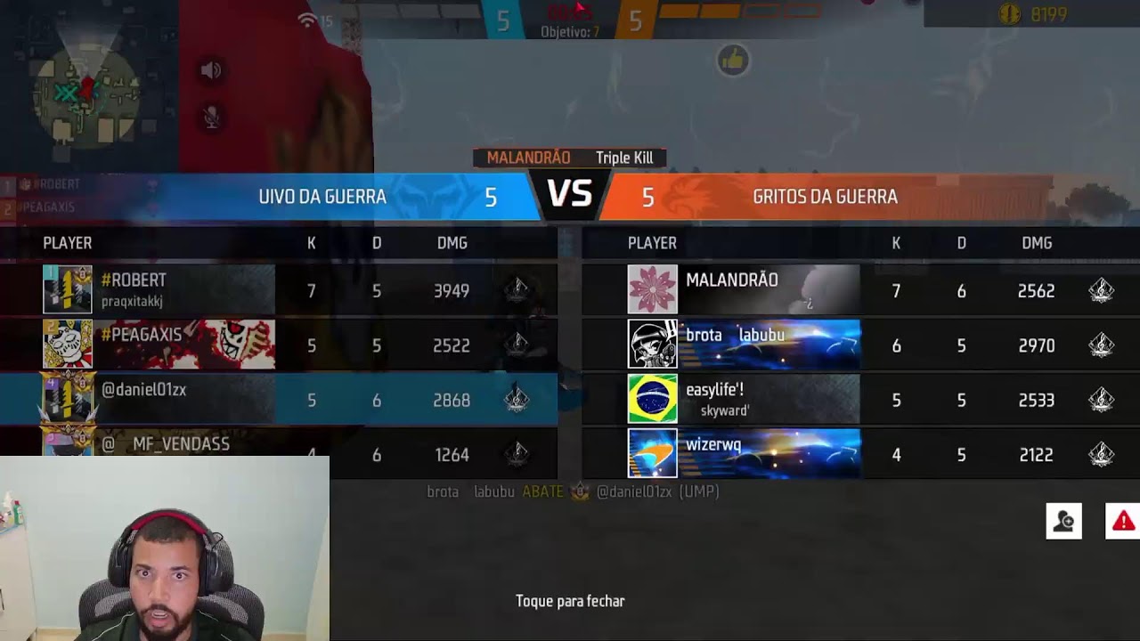 Jogando apostado - FREE FIRE