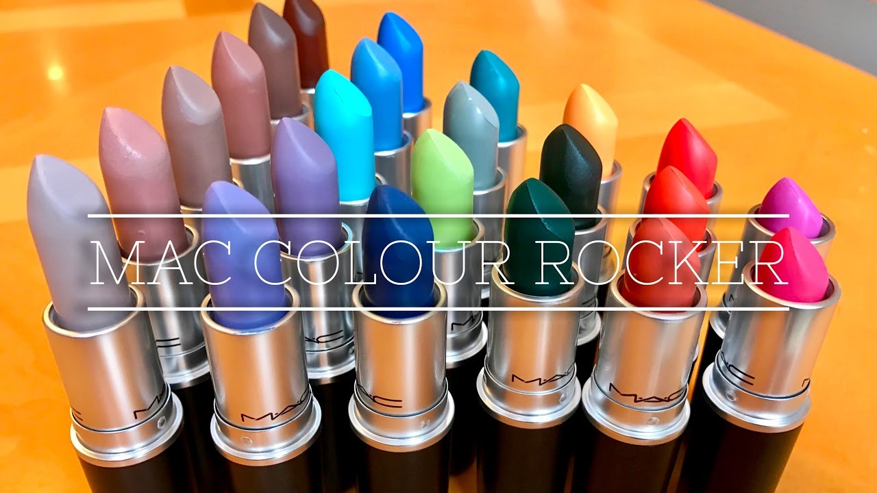 MAC Colour Rocker Lip Swatches