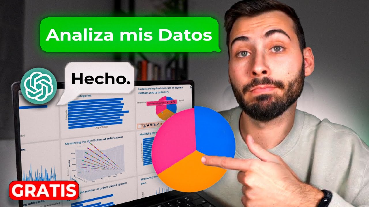 BRUTAL! 3 IAs GRATIS para Analizar Datos FÁCIL y RÁPIDO 📊 Tutorial con ChatGPT, Julius y Datasq...