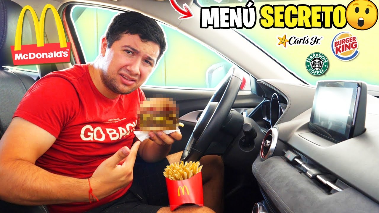 Probamos TODOS los *MENUS SECRETOS* de los RESTAURANTES.. 😱  (SI EXISTE)
