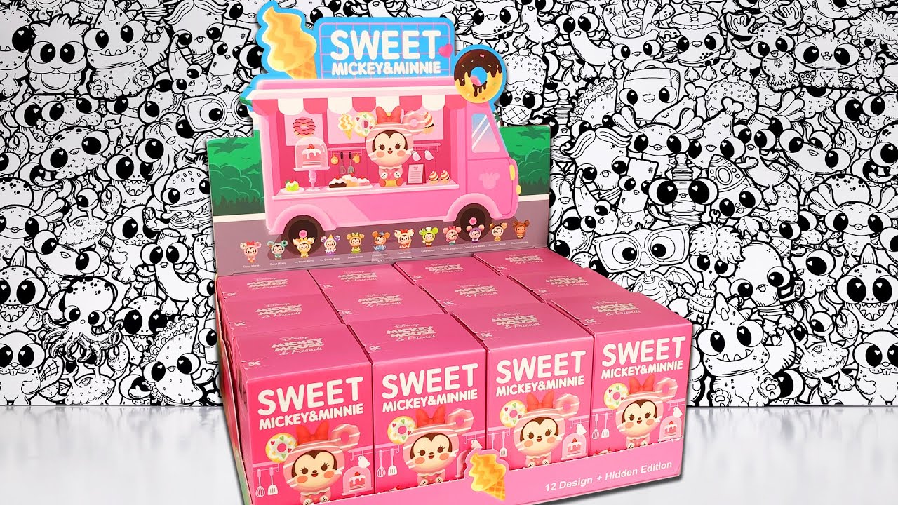 Pop Mart Sweet Mickey & Minnie Figures Blind Box Opening ( Unboxing a Full Case )