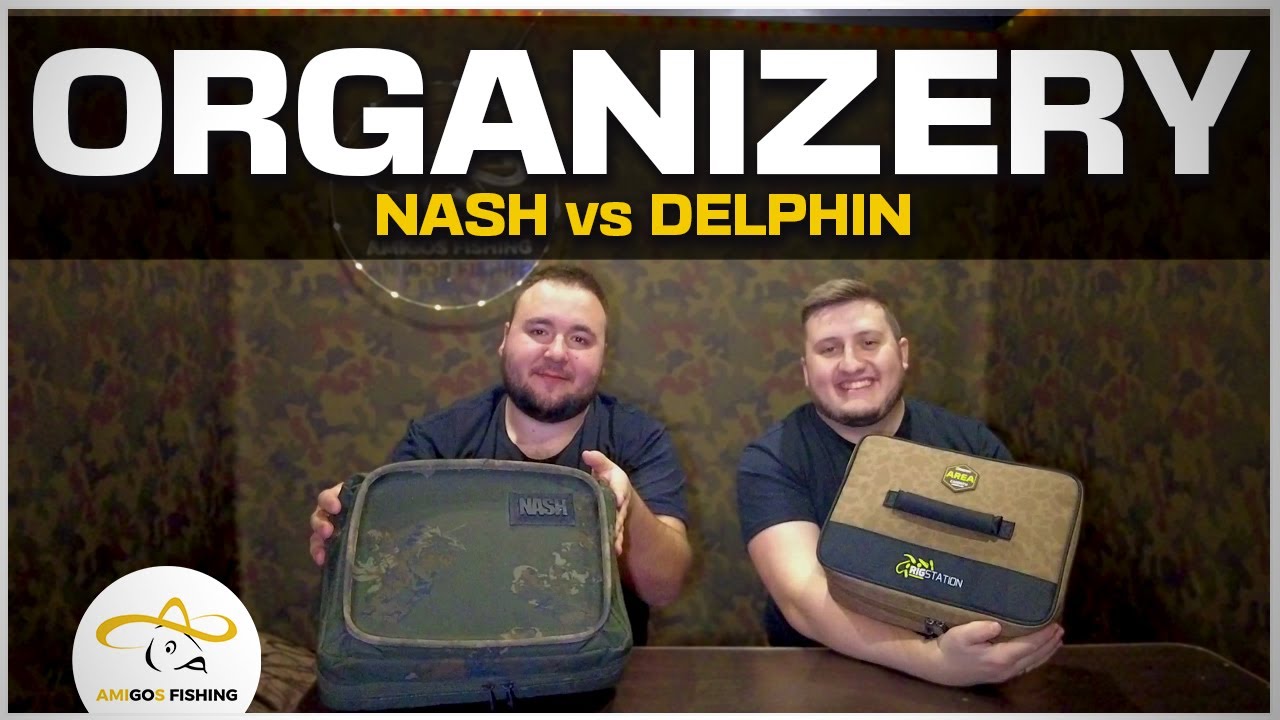 Test karpiowych organizer&oacute;w na akcesoria: Nash Subterfuge Work Box vs  Delphin Rig Station!