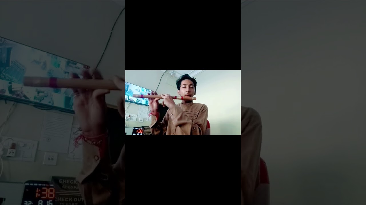 Yashomati Maiyya Se Bole Nandlala Janmashtami Bhajan Flute Cover By @Sunrise_of_Flute #shorts