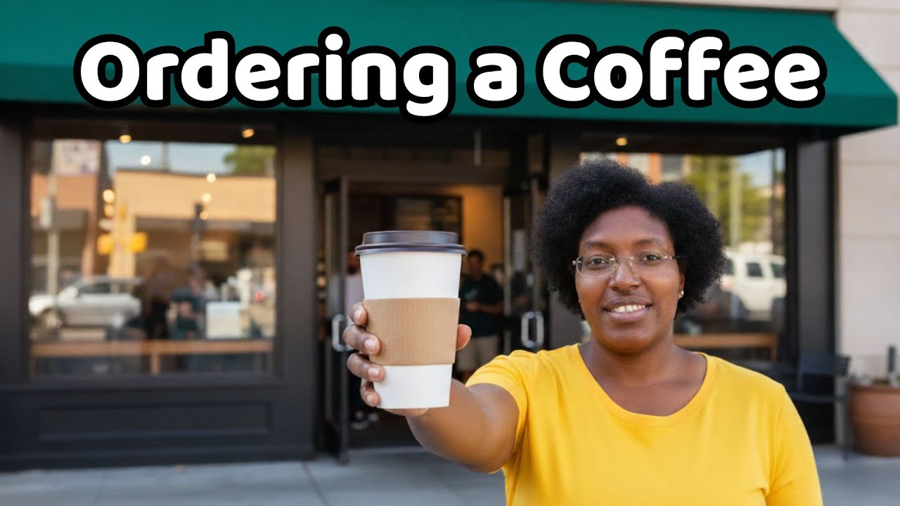 Everyday English Dialogue: Ordering at a Coffee Shop | Learn Real-Life English