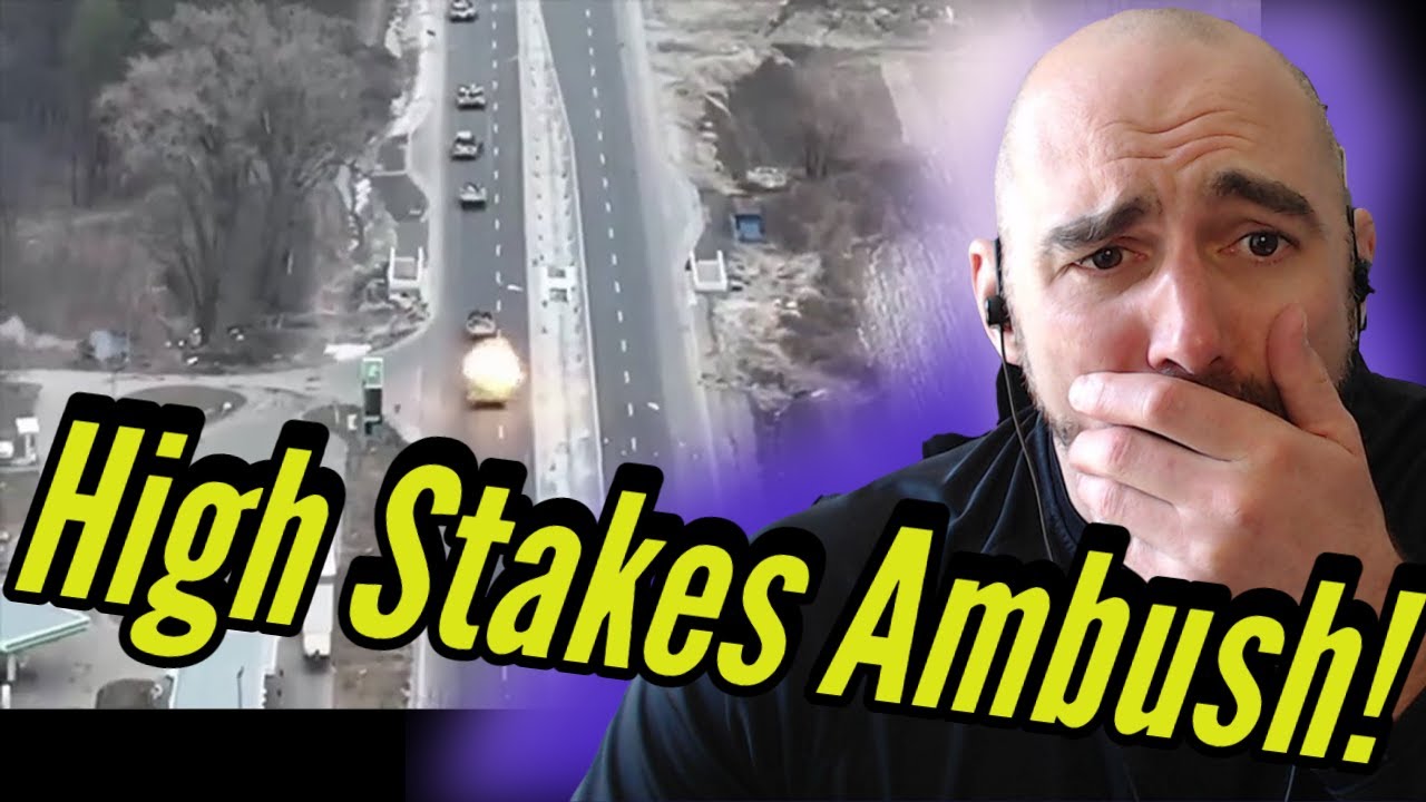 Army Combat Vet Breaks Down Ukrainian Soldiers Point Blank Ambush on Russian Tanks!