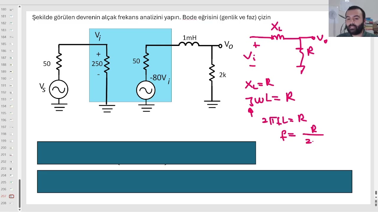 Tek Katlı Yükseltecin Frekans Analizi 3.2- Gerilim ve Faz Grafiği (Bode)