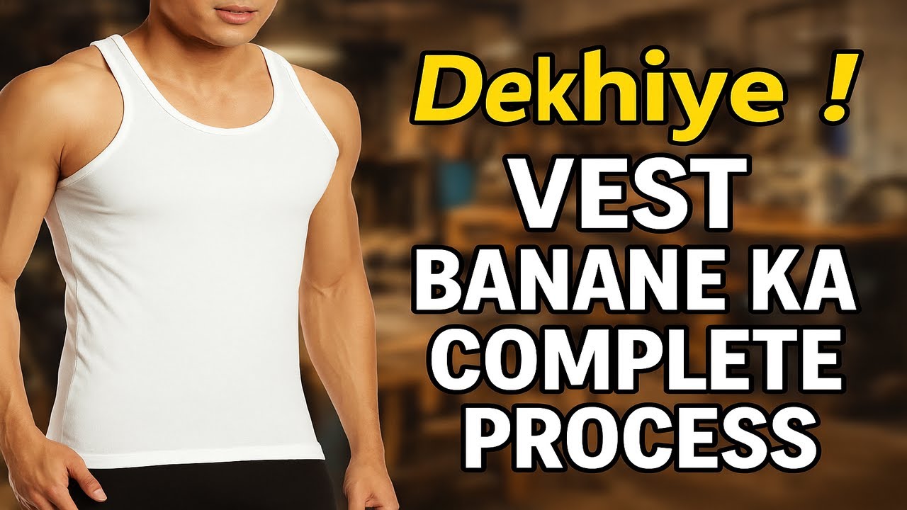High Quality Vest (Baniyan) Ki Taiyari - Manufacturing Process Step-by-Step - Billu G
