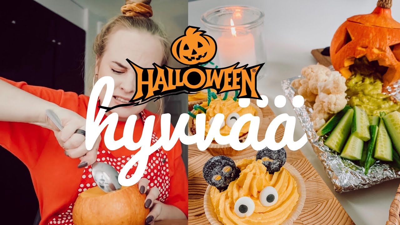 HYVVÄÄ: Kurpitsan kaiverrus & Halloween-kuppikakut