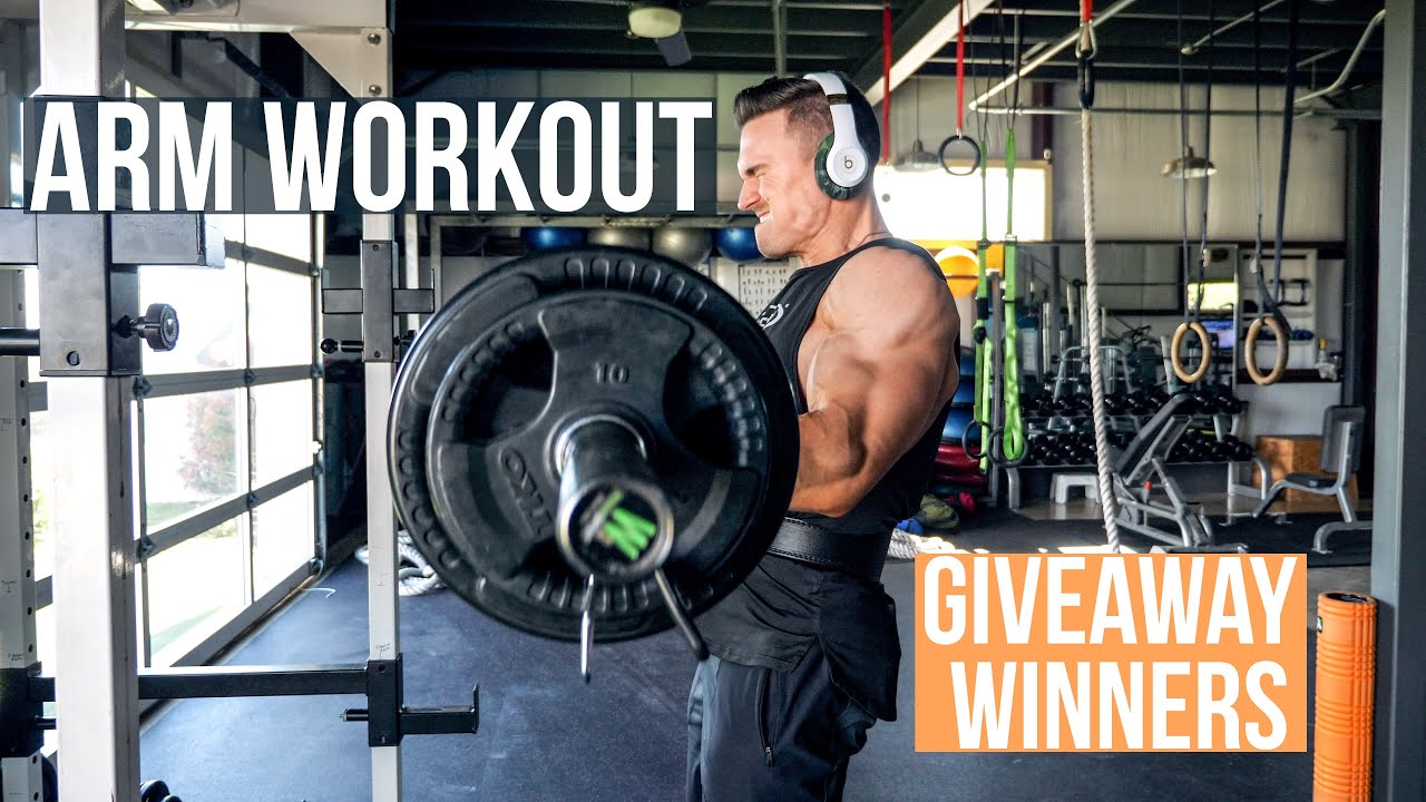 BUILDING ARM WORKOUT | GIVEAWAY WINNERS