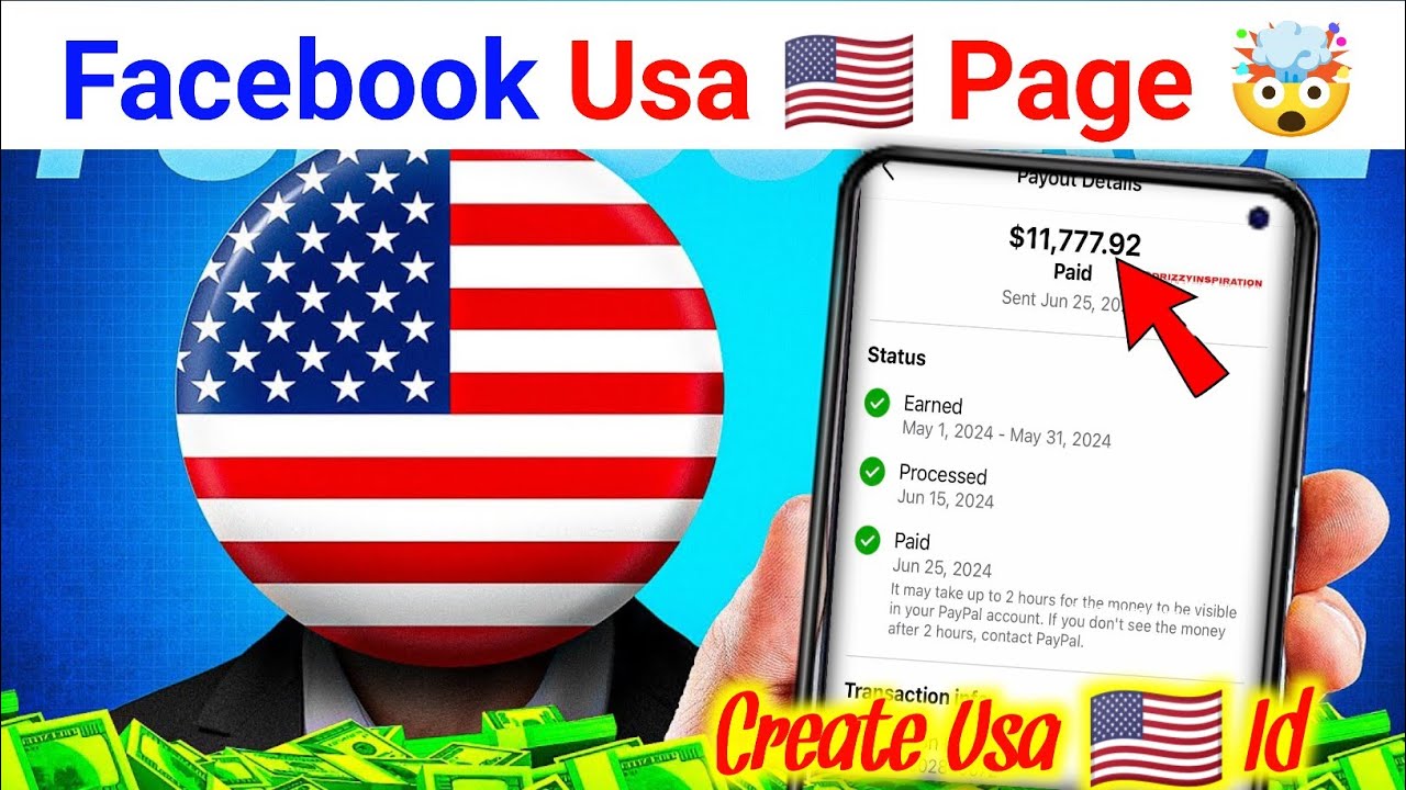 Facebook Usa 🇺🇸 Page कैसे बनाएं I how to create usa page High RPM Dollars 💰 increase #viralvideo