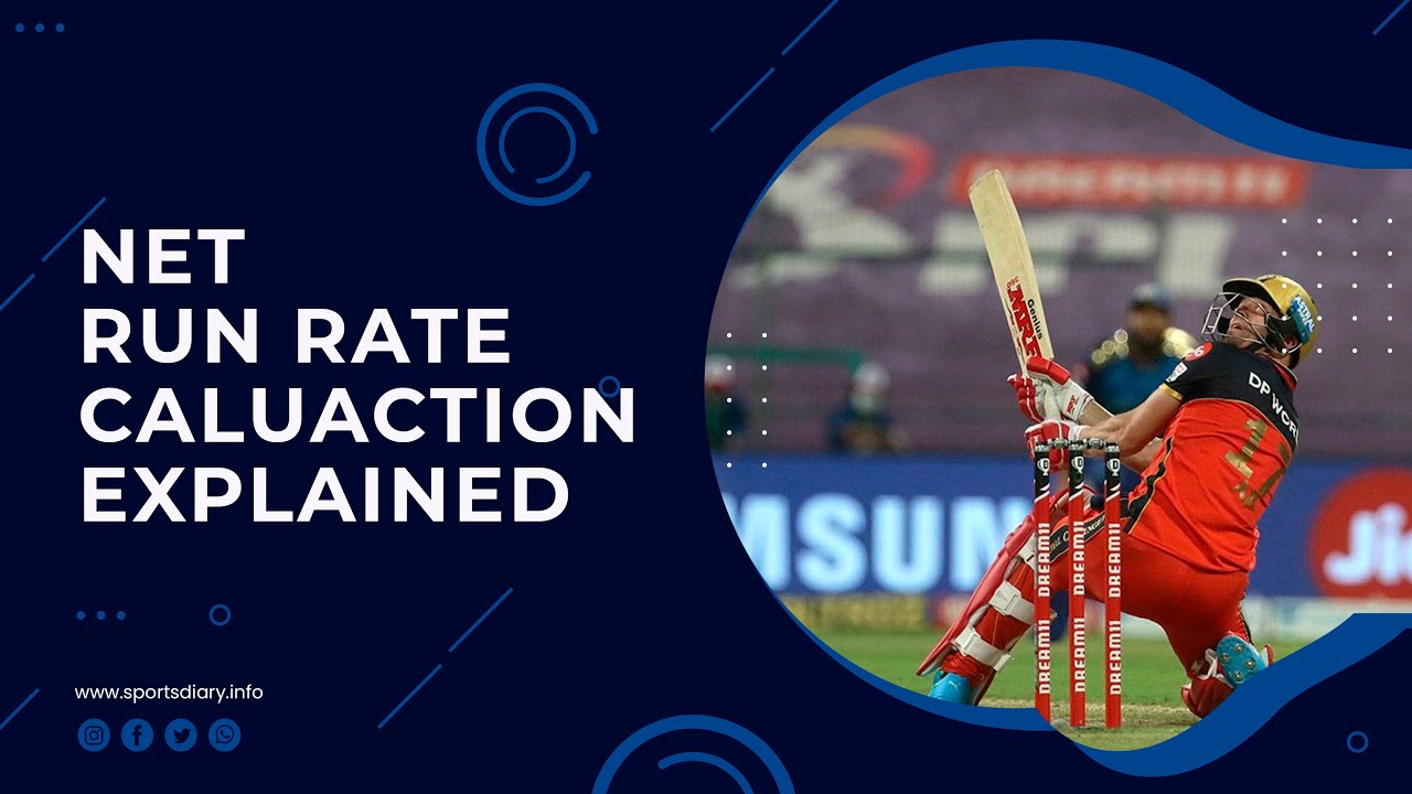 Net Run Rate Explained - NRR Method || What is Run Rate in Cricket || Sports Diary