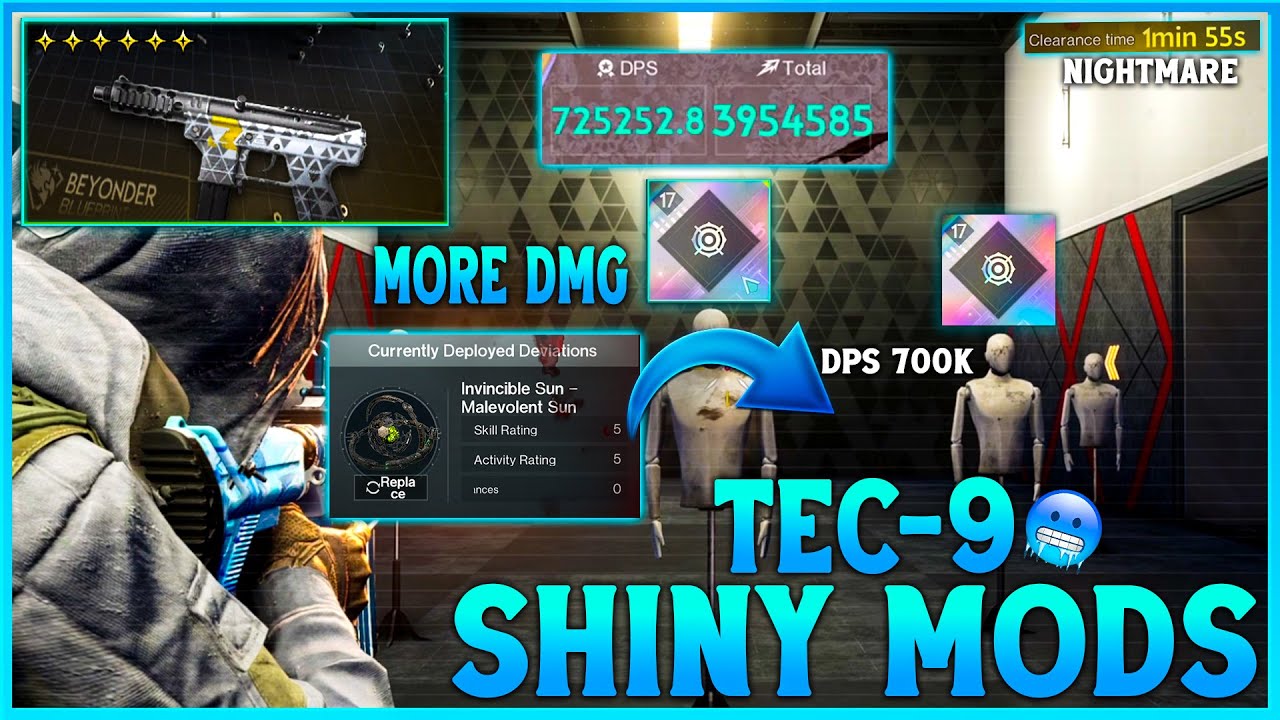 TEC9 BEST BUILD FOR NIGHTMARE - ONCE HUMAN