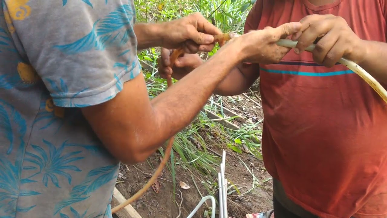 cavei um mini poço como fazer alimpeza