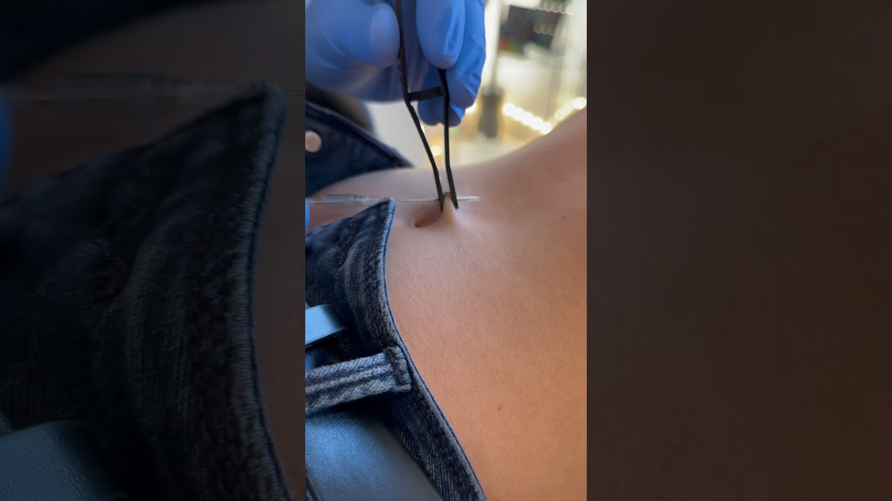 PIERCING au NOMBRIL #piercing #nombril #perigueux #cnatattoo
