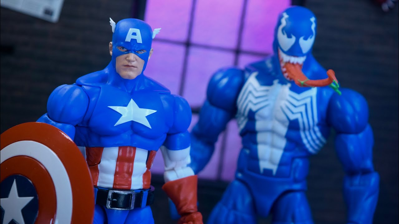 Marvel Legends Gamerverse Captain America & Venom 2-Pack | Marvel vs Capcom | Hasbro | Avengers