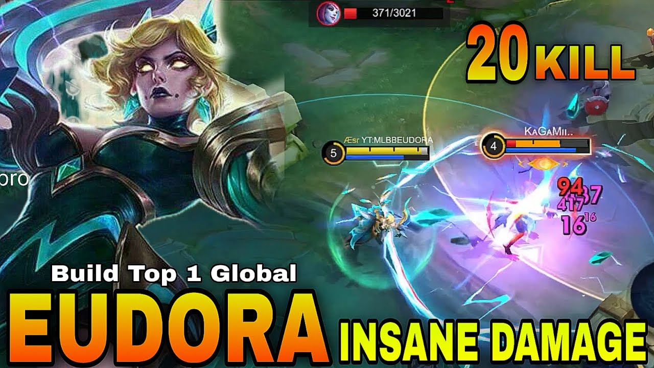 EUDORA BEST BUILD 2025! TOP 1 GLOBAL EUDORA MOBILE LEGEND ~ MLBB