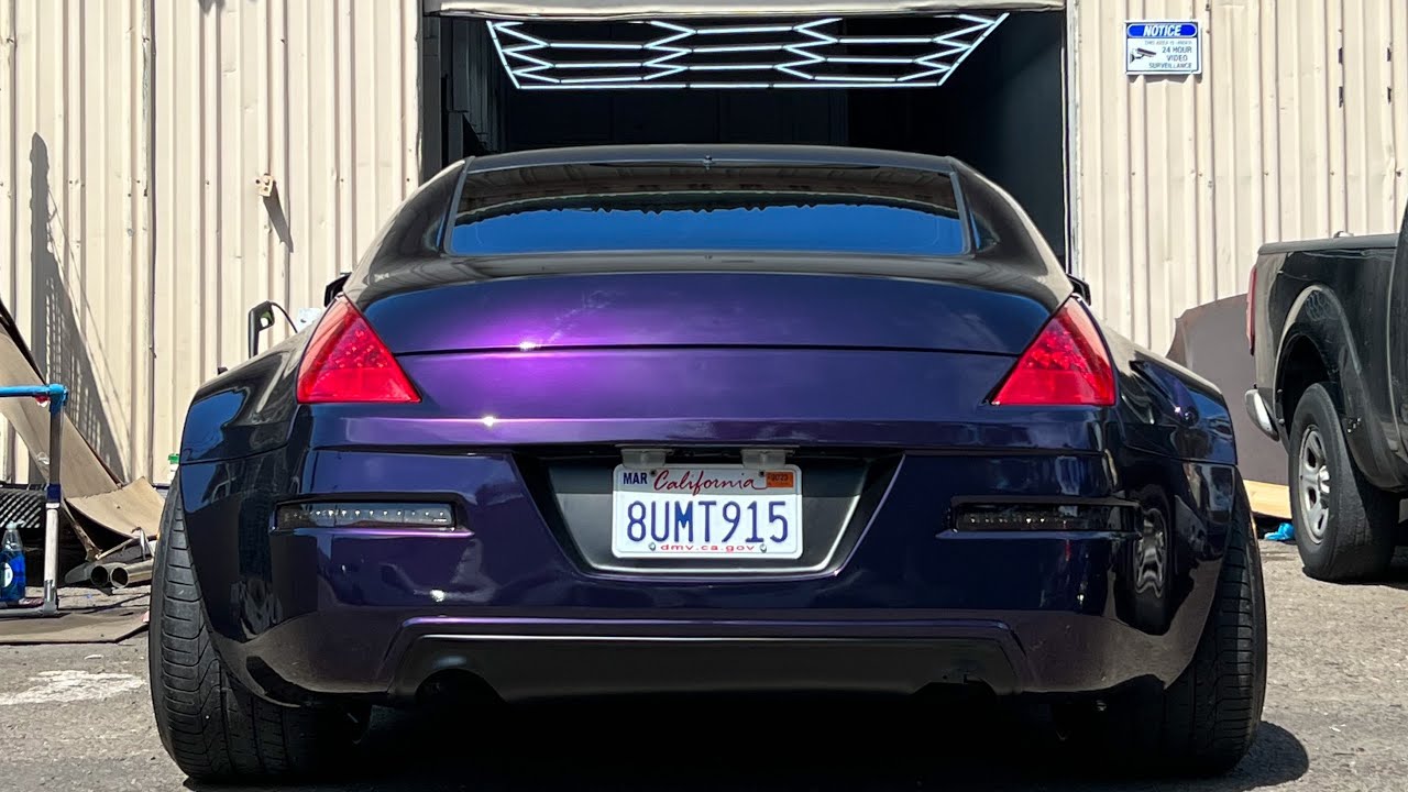 CRAZY 350Z build gets JDM WIDEBODY, NEW WHEELS & FULL COLOR CHANGE