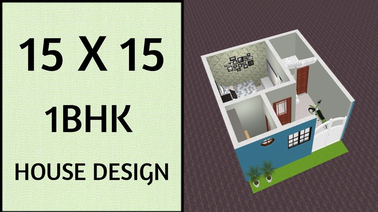 15x15 House Design ll 225 Sqft House Plan ll 15x15 House Plan ll 15x15 Ghar Ka Naksha