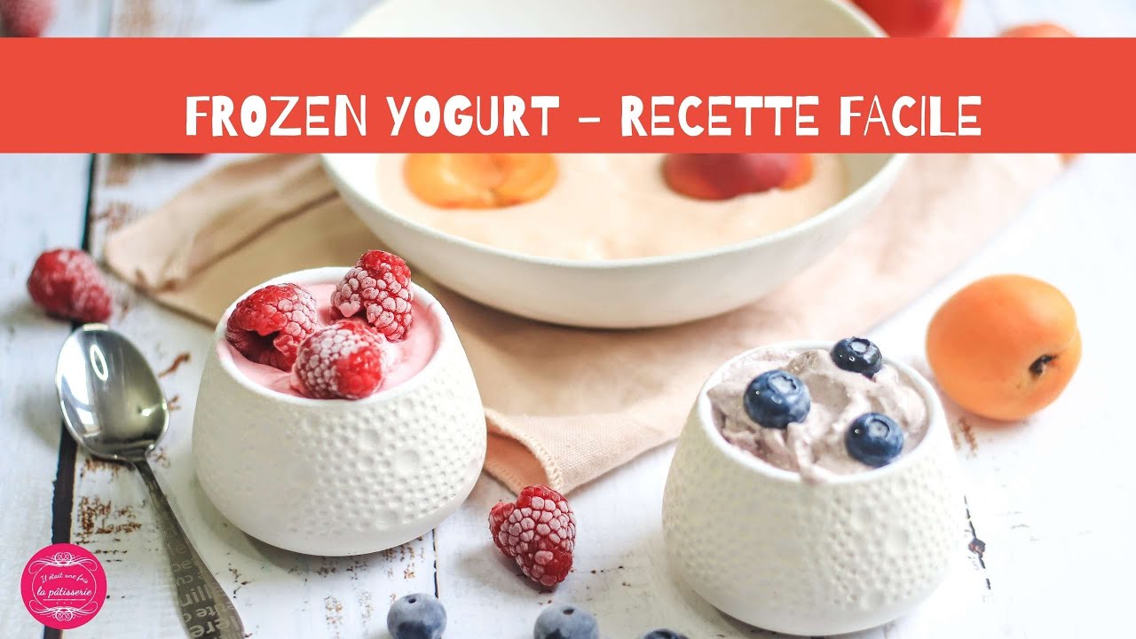 FROZEN YOGURT MAISON - sans sorbetière