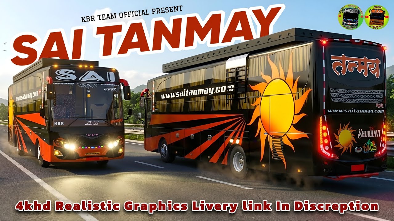 KBR TEAM PRESENT | BRAND NEW VEERA V8 | GOA QUEEN | SAI TANMAY TRAVELS | 4KHD REALISTIC LIVERY...♨️🚀