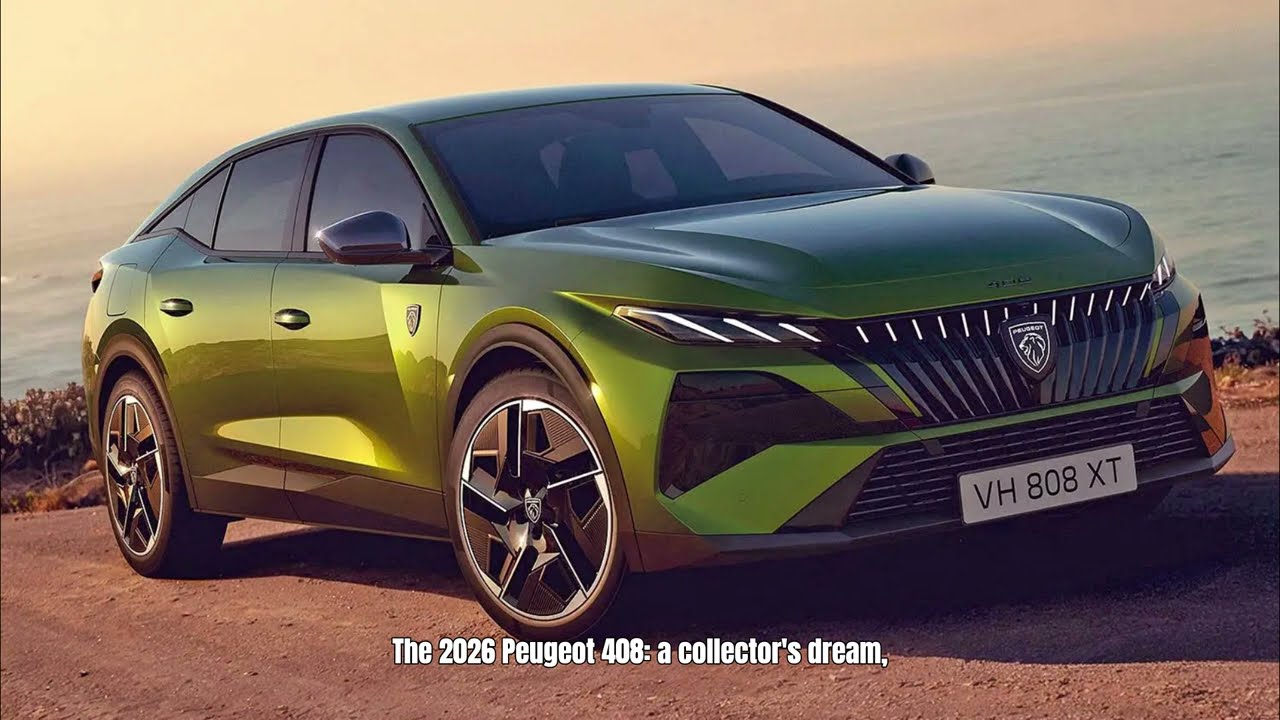 Обзор Peugeot 408 2026 года: Смелый 240-сильный подключаемый гибрид в кузове фастбэк с более остр...