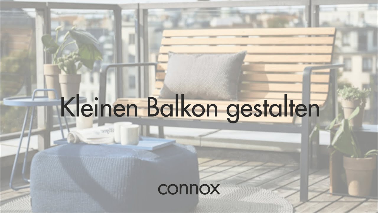 Kleinen Balkon gestalten - wenig Platz, viele M&ouml;glichkeiten | Tutorial & Ideen