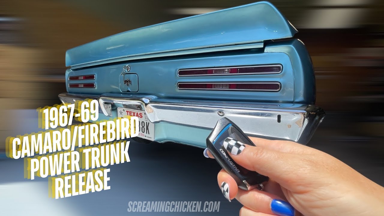 Электропривод открывания багажника у Camaro/Firebird 1967-69 годов выпуска