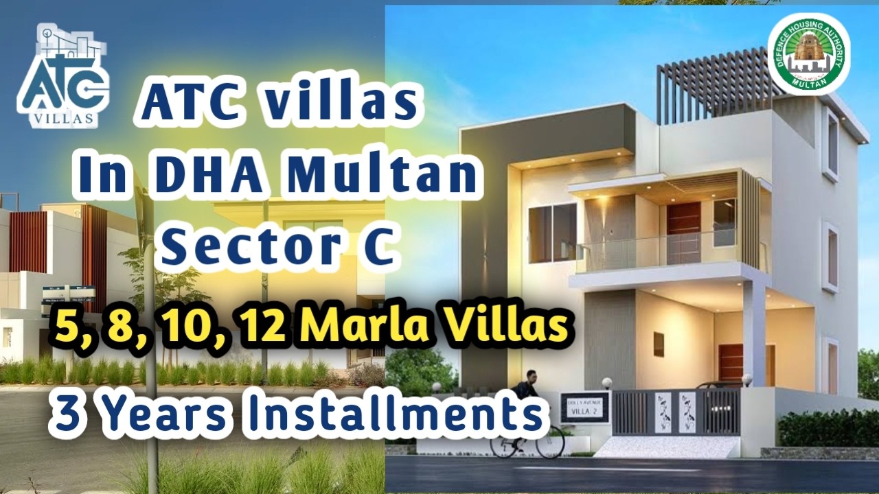 ATC villas in DHA Multan Development till 2026 #dha #multan #villas #home #house