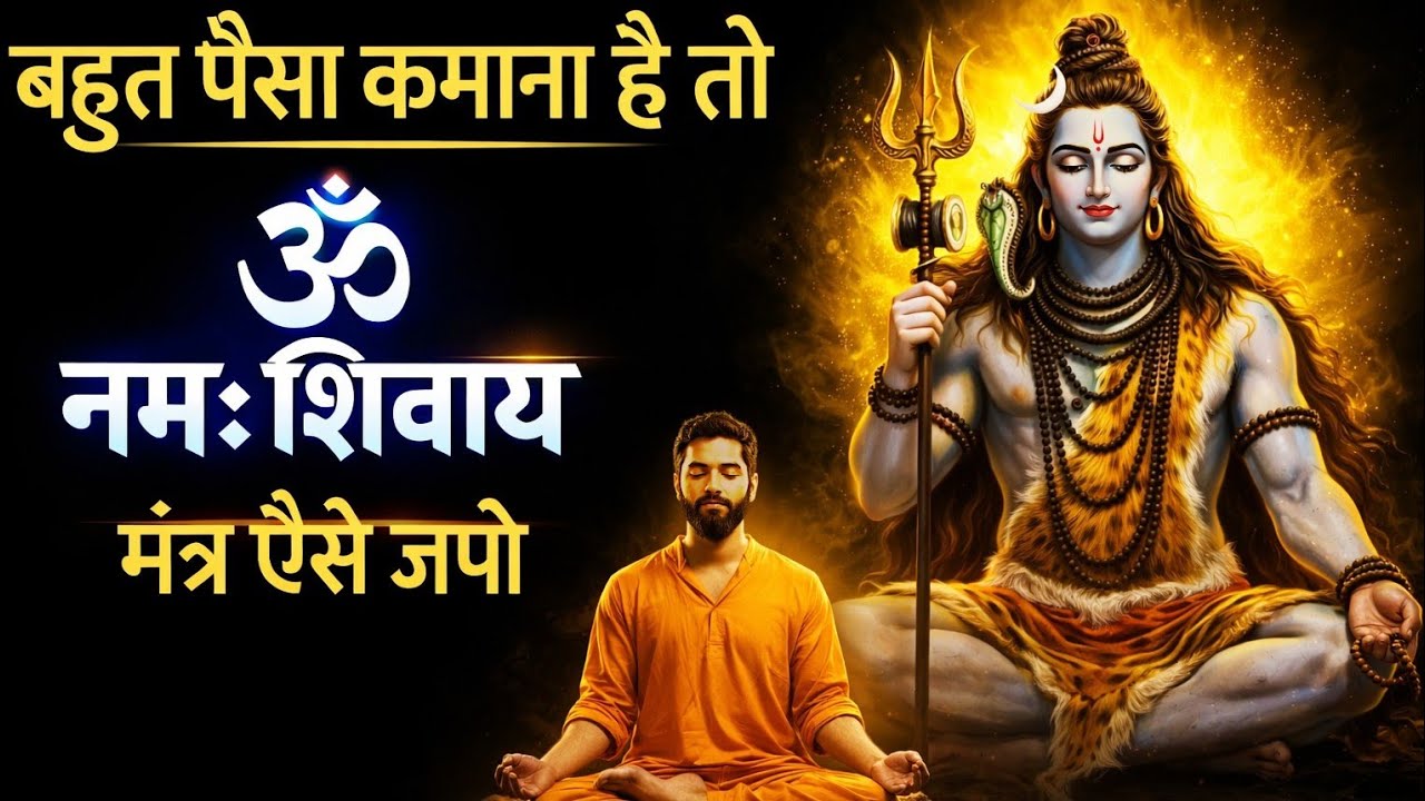 बहुत पैसा कमाना है तो ॐ नमः शिवाय मंत्र ऐसे जपो ||  #omnamahshivaya #harharmahadev