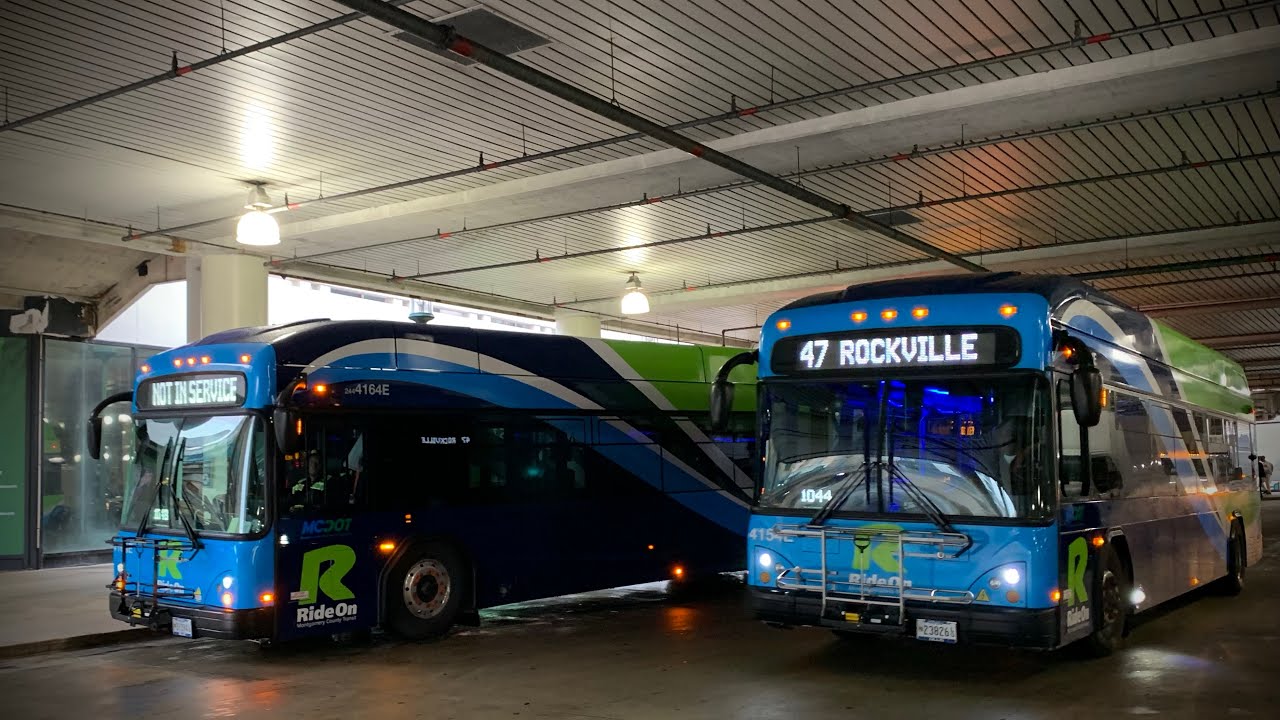 Montgomery County Transit Ride On NEW 2024 Gillig Advantage LF40 Electrics in Action!