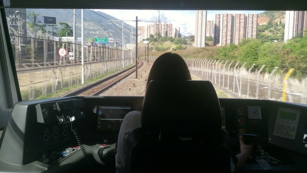 ❤Impresionantes imágenes METRO DE MEDELLÍN desde la cabina
