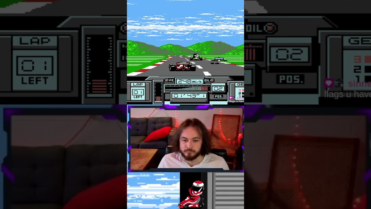 San Marino GP Dino Ferrari Circuit! #retroachievements #nintendo #nes #racinggames #ferrari #f1