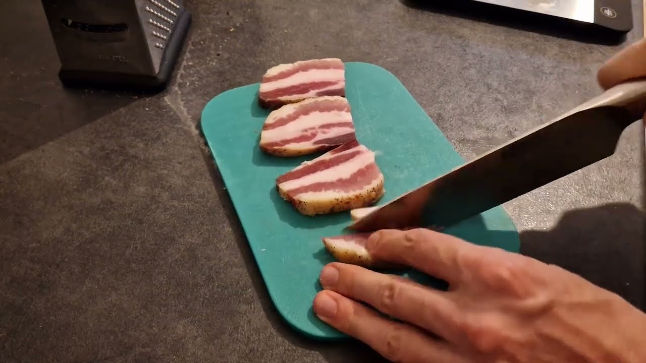 Cooking day 1. Carbonara