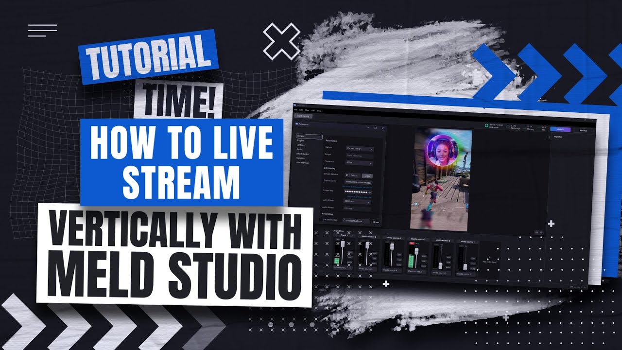How to Live Stream Vertically with Meld Studio