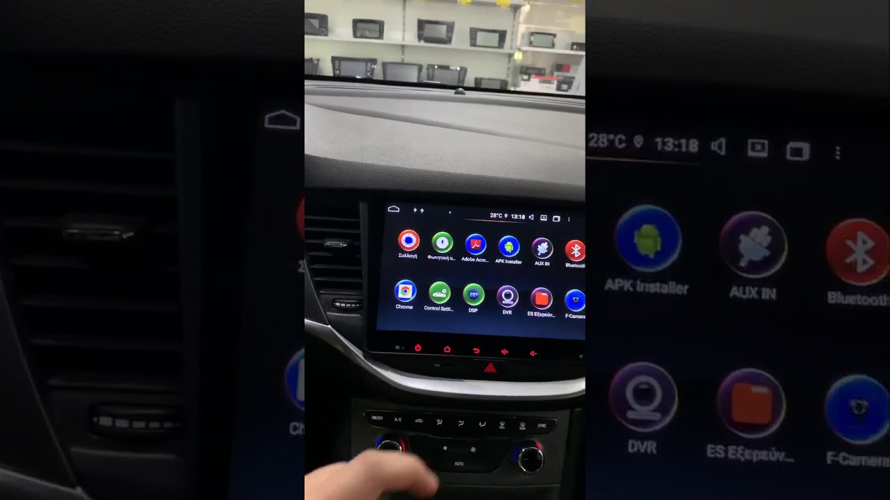 Τοποθέτηση σε OPEL ASTRA K OΘονη BIZZAR OEM Android 10 8 πύρινη 4GB - 32 GB by vl garage
