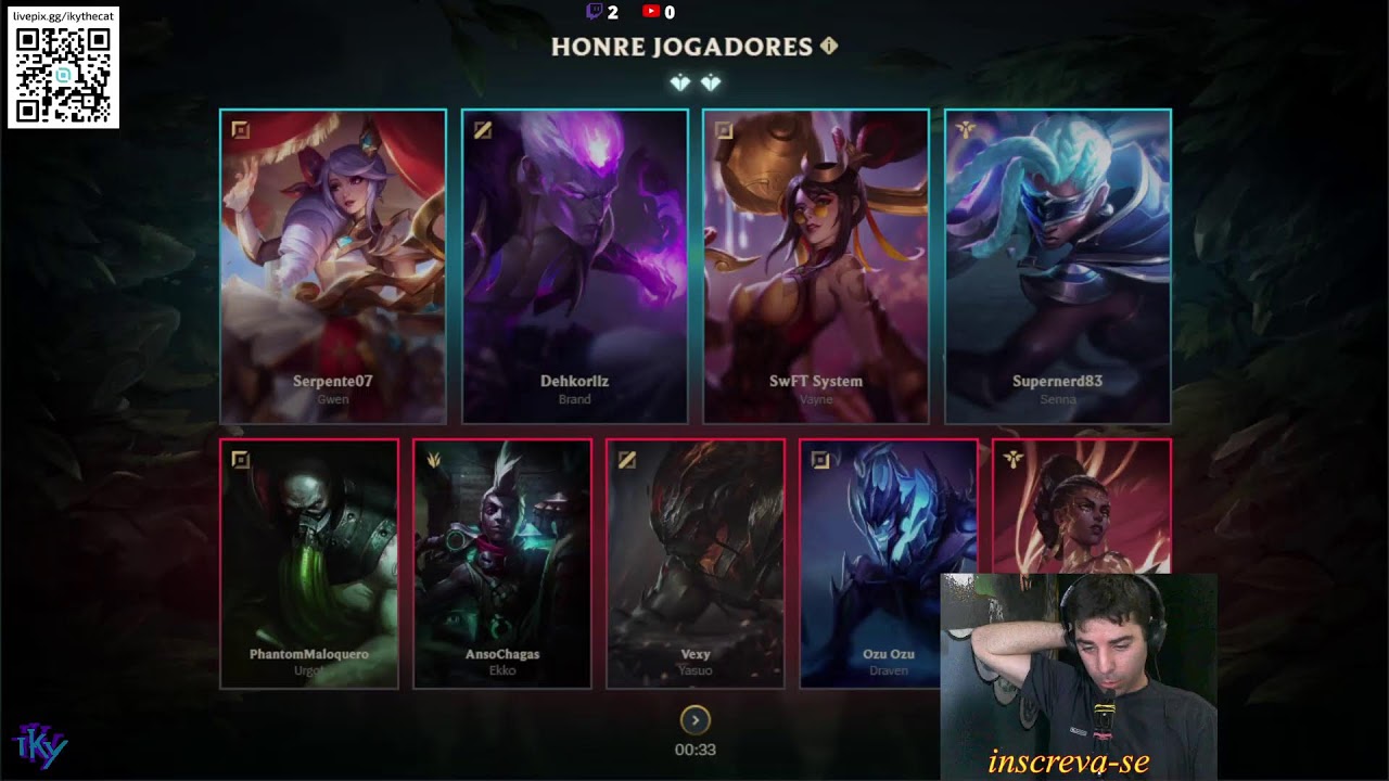 GOSTA DE LOL? AQUI É A LIVE DE ADC E JG